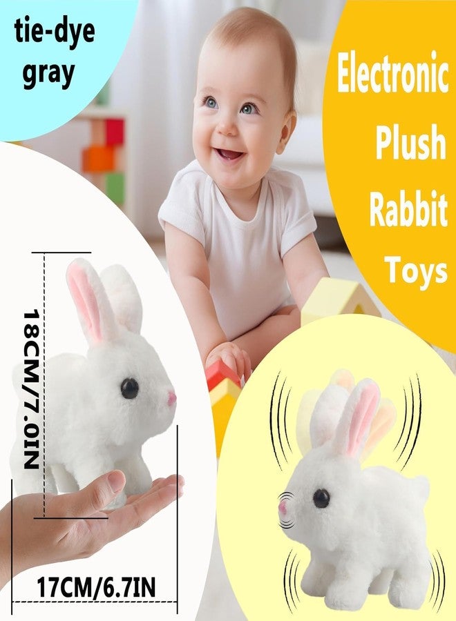 Shatanuvart Export Hopping & Talking Rabbit Toy with Wiggling Ears and Twitching Nose | Interactive Rapid-Jumping Bunny for Baby & Toddler Educational Play (Style 2) - Image 3